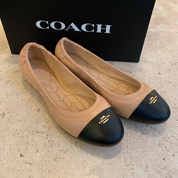 Coach Shoes - * NWT* Bonnie Leather Ballet Shoe